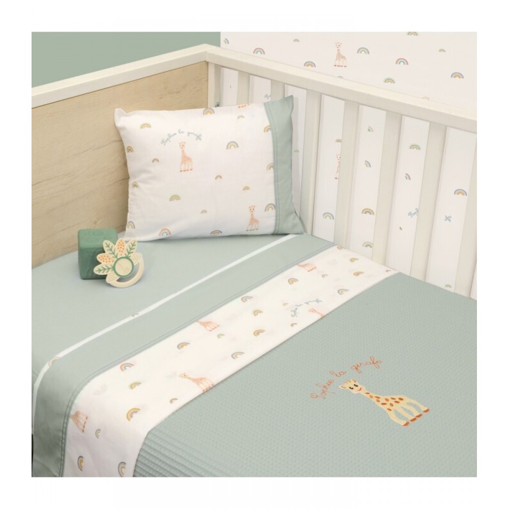 Κουβέρτα Πικέ Αγκαλιάς 75x95 Design 503 Sophie La Girafe