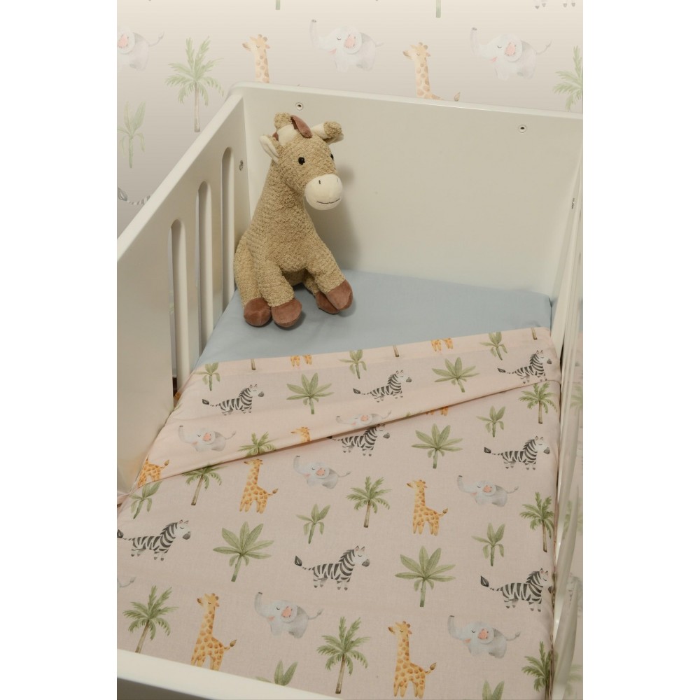 Σεντόνια Λίκνου Σετ 2τ -75×110-100% Βαμβάκι Des.425 Oliver Baby