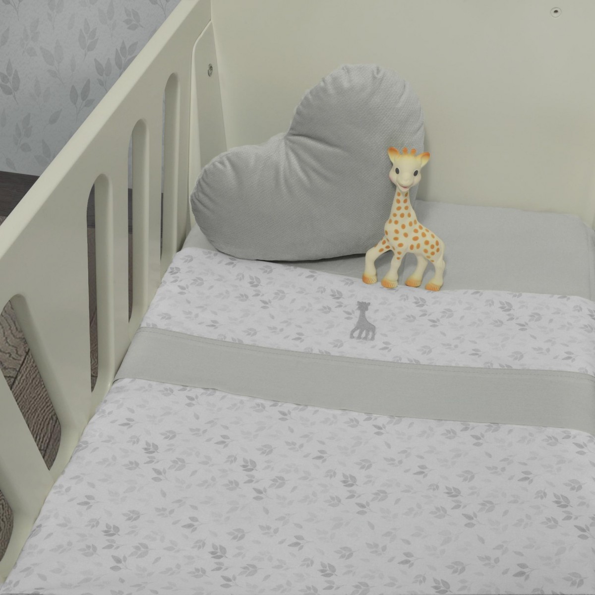 Σεντόνια Λίκνου 2τεμ. 80×110 Design 507 SOPHIE LA GIRAFE