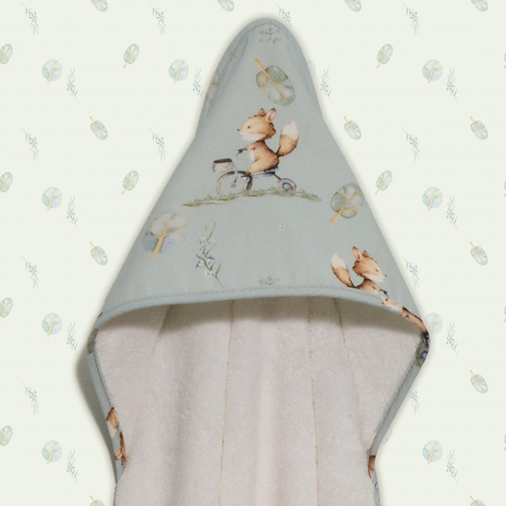 Μπουρνούζι κάπα 75×75 100% βαμβάκι 450 γρμ/τμ Des.429 Oliver Baby