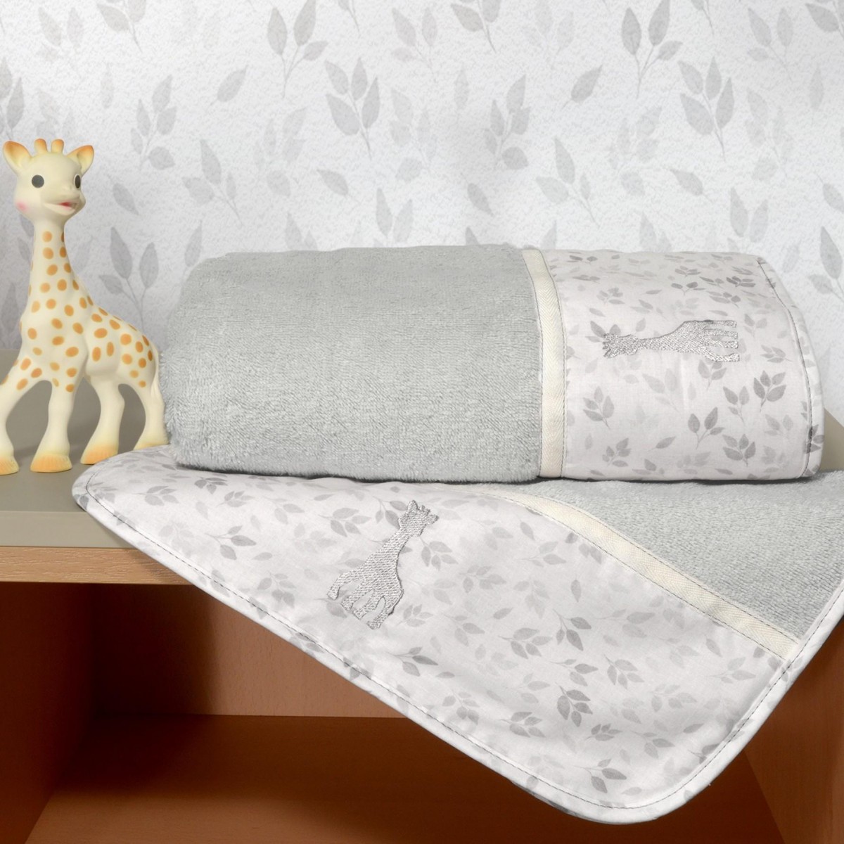 Σετ Πετσέτες 2τεμ 30×50 & 70×120 450 γρμ/τμ Des.507 SOPHIE LA GIRAFE