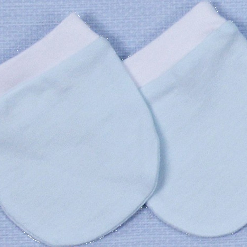 Γαντάκια Γαλάζιο-Λευκό Design 11 Oliver Baby