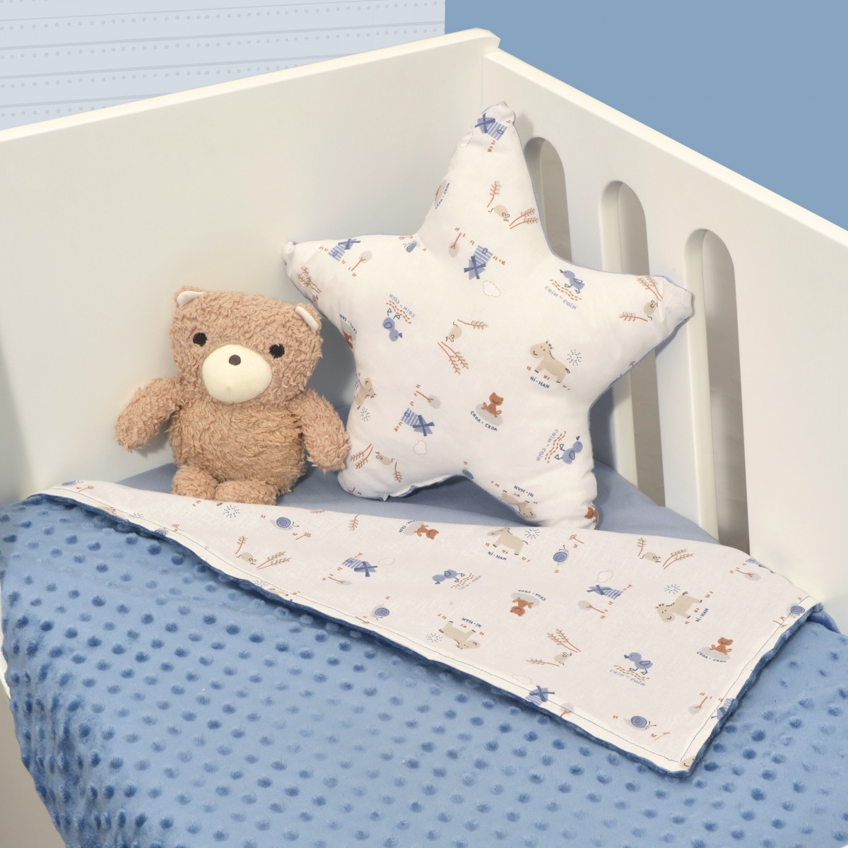 Οliver Baby κουβέρτα αγκαλιάς minky Διπλής Όψης Ραφ 75x95 Οliver Baby κουβέρτα αγκαλιάς minky Διπλής Όψης Ραφ 75x95