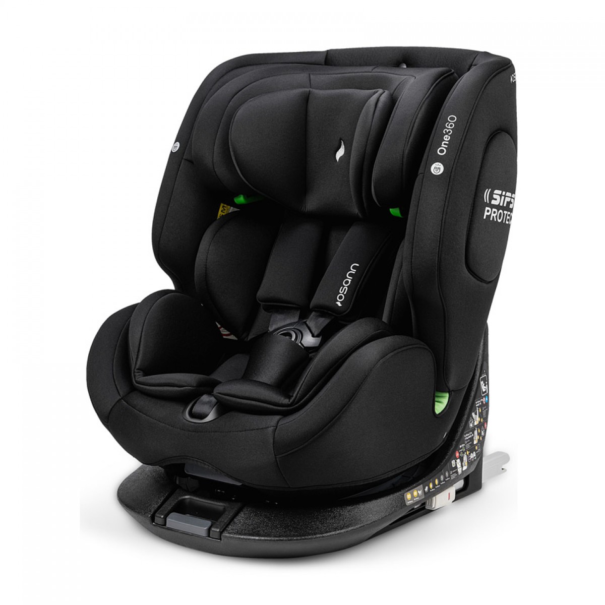 Κάθισμα Αυτοκινήτου 40-150εκ Osann One 360° S i-Size All Black Κάθισμα Αυτοκινήτου 40-150εκ Osann One 360° S i-Size All Black