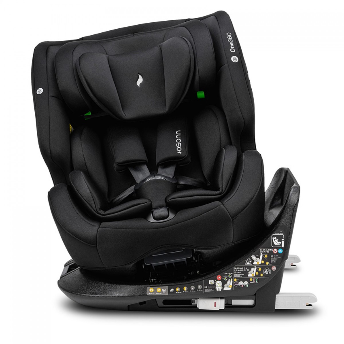 Κάθισμα Αυτοκινήτου 40-150εκ Osann One 360° S i-Size All Black Κάθισμα Αυτοκινήτου 40-150εκ Osann One 360° S i-Size All Black