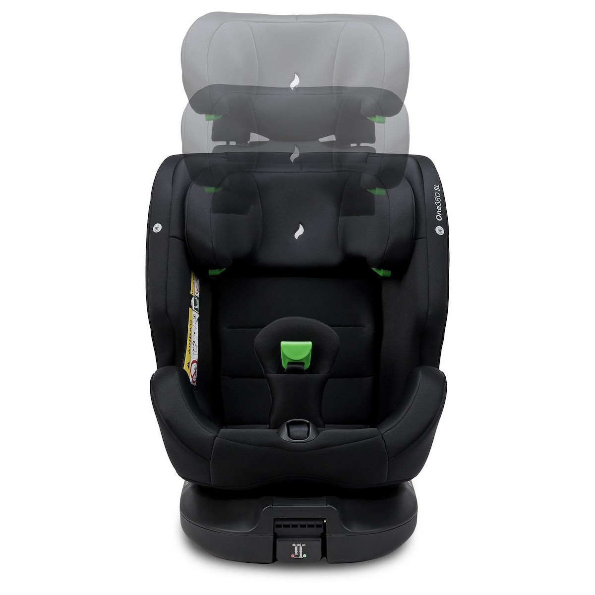 Osann One SL i-Size Κάθισμα Αυτοκινήτου 40-150cm All Black