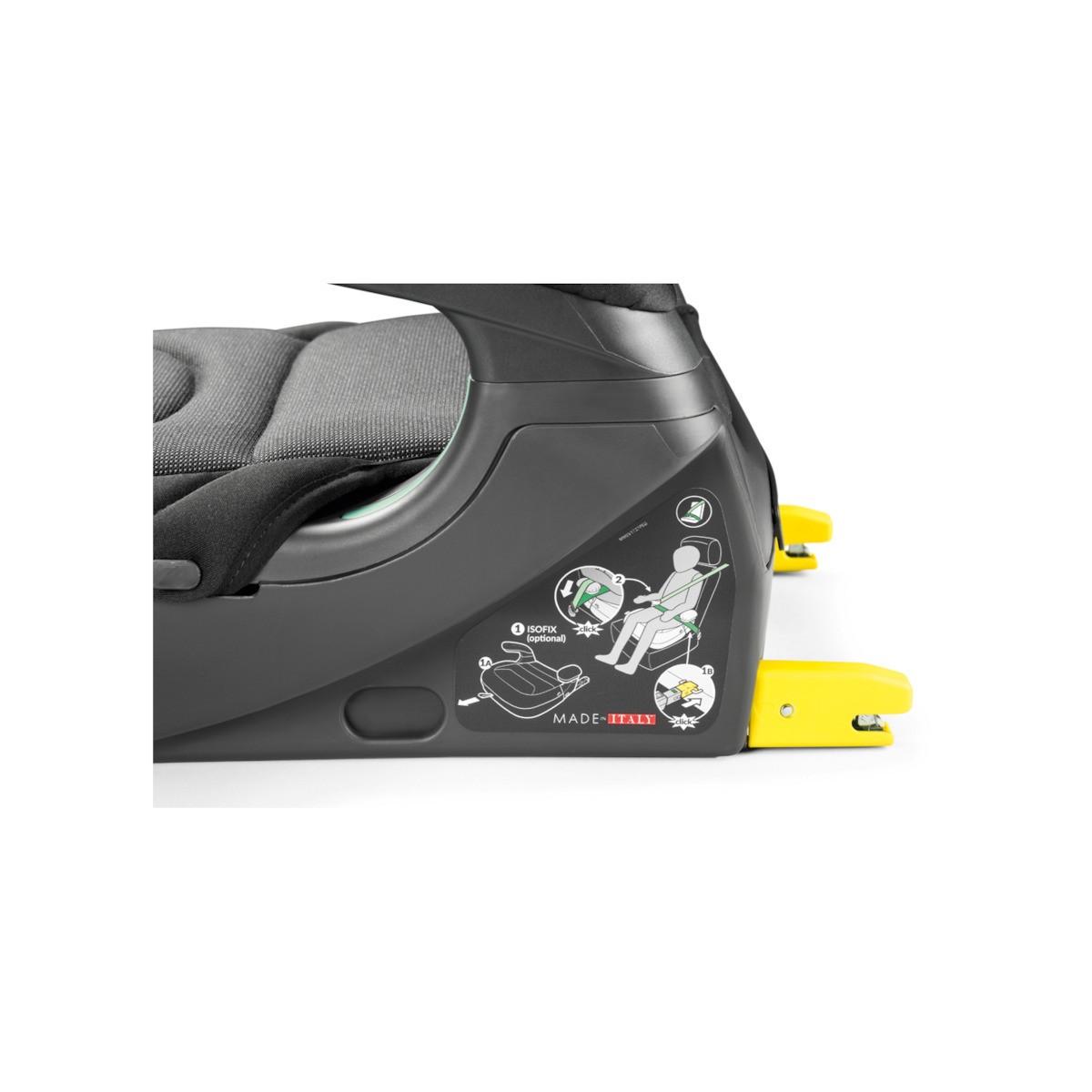 Peg Perego Viaggio 2-3 Shuttle Καθισματάκι Αυτοκινήτου Booster i-Size 15-36 kg με Isofix Crystal Black Peg Perego Viaggio 2-3 Shuttle Καθισματάκι Αυτοκινήτου Booster i-Size 15-36 kg με Isofix Crystal Black