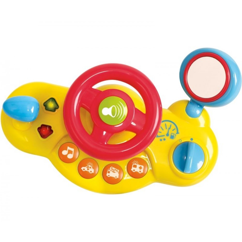 Μουσικό Τιμόνι Μικρός Οδηγός My 1st Driving Kit Playgo 