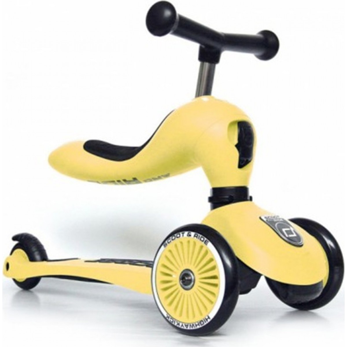 Scoot And Ride Highwaykick 1 Πατίνι & Ποδήλατο Ισορροπίας 1 – 5 ετών Κίτρινο