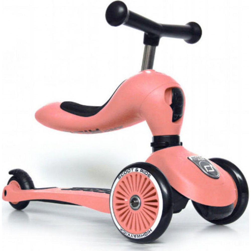 Scoot And Ride Highwaykick 1 Πατίνι & Ποδήλατο Ισορροπίας 1 – 5 ετών Peach