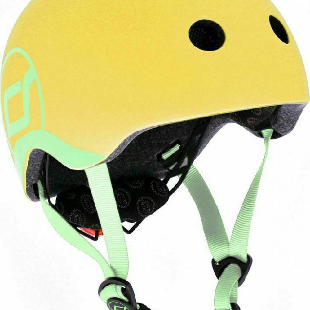 Scoot & Ride Κράνος για Παιδικό Πατίνι XXS-S (45-51 cm) Lemon 