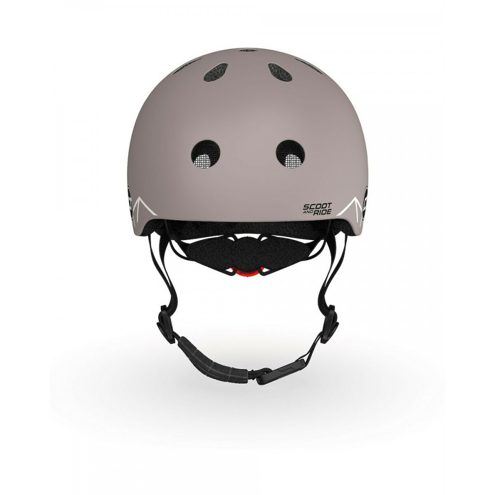 Scoot & Ride Κράνος για Παιδικό Πατίνι XXS-S (45-51 cm) Brown Lines 