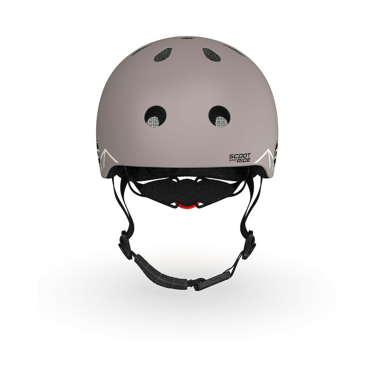 Scoot & Ride Κράνος για Παιδικό Πατίνι XXS-S (45-51 cm) Brown Lines