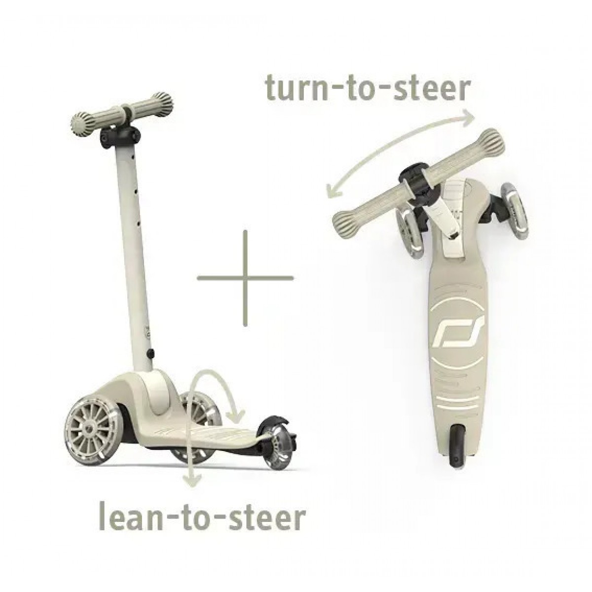 Scoot & Ride Παιδικό Πατίνι Highwaykick 3S Ash Τρίτροχο για 3-6 Ετών