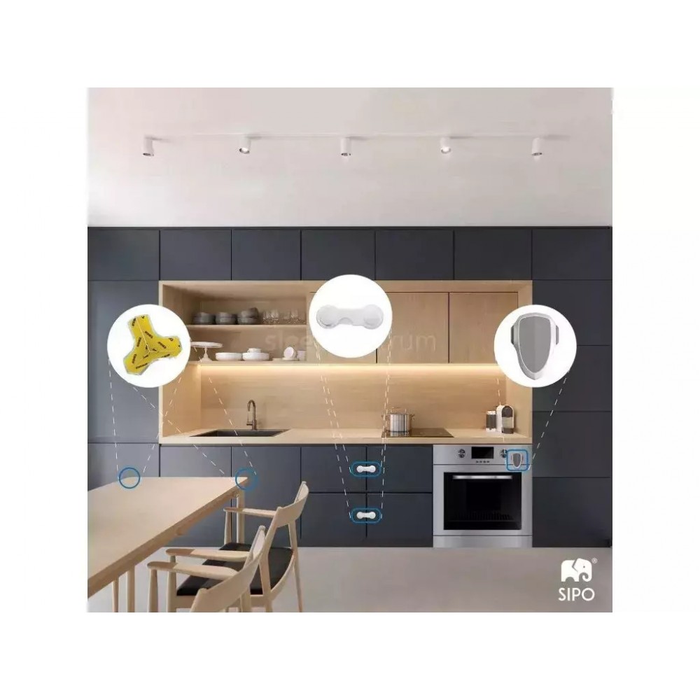 Προστατευτικά γωνιών Τύπου Τ Διάφανα (12τμχ)