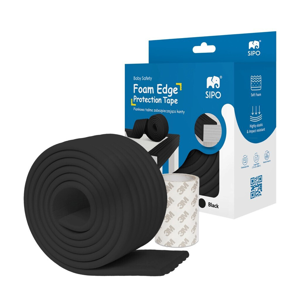 Αφρώδης Προστατευτική Ταινία L Shape Black Sipo