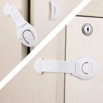 Προστατευτικά Γενικής Χρήσης με Ιμάντα Σετ 10τμχ Πλαστικά για Ντουλάπια & Συρτάρια