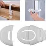 Προστατευτικά Γενικής Χρήσης με Ιμάντα Σετ 10τμχ Πλαστικά για Ντουλάπια & Συρτάρια