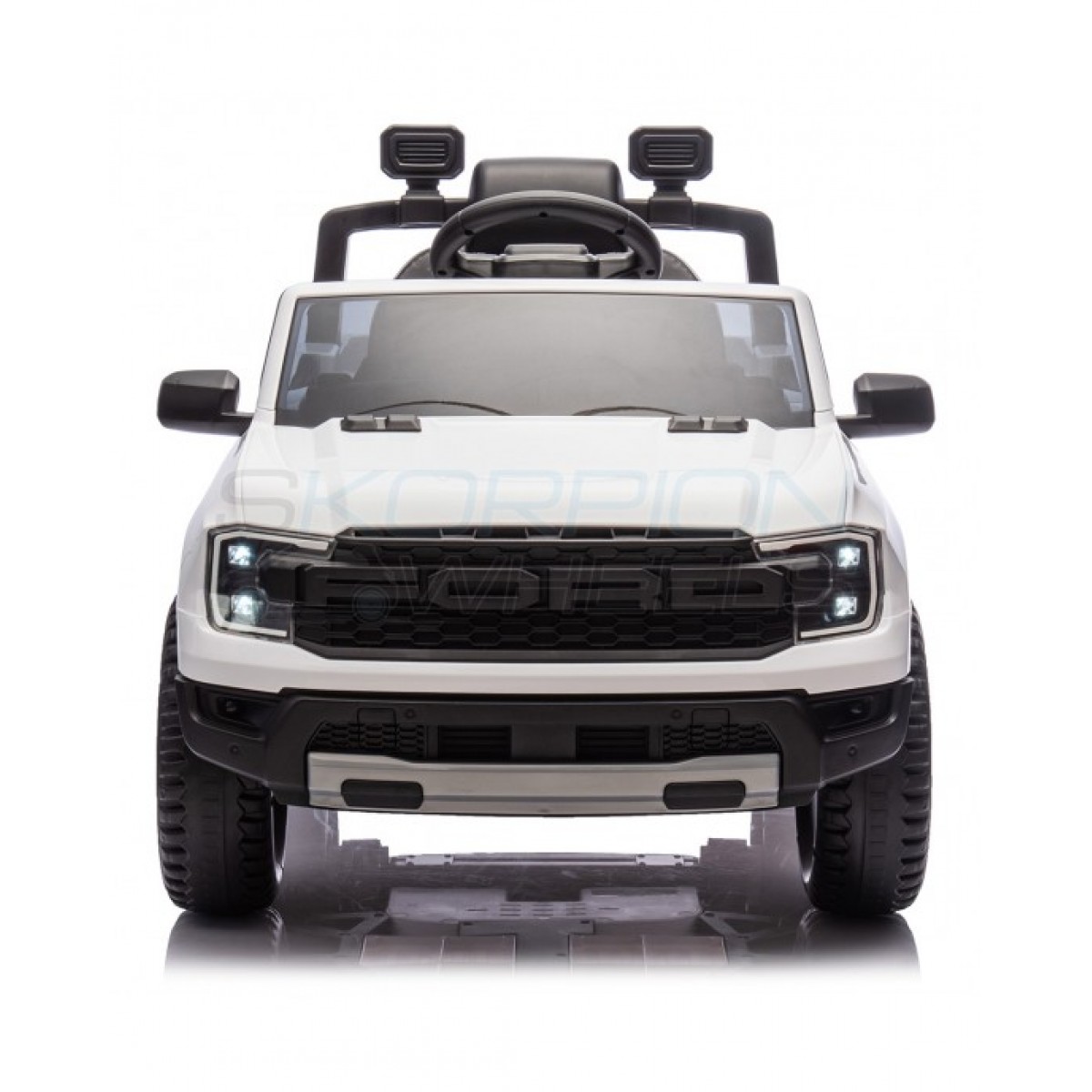 Ηλεκτροκίνητο Αυτοκίνητο Ford F150 Raptor Original License 12V - Λευκό|Skorpion Wheels