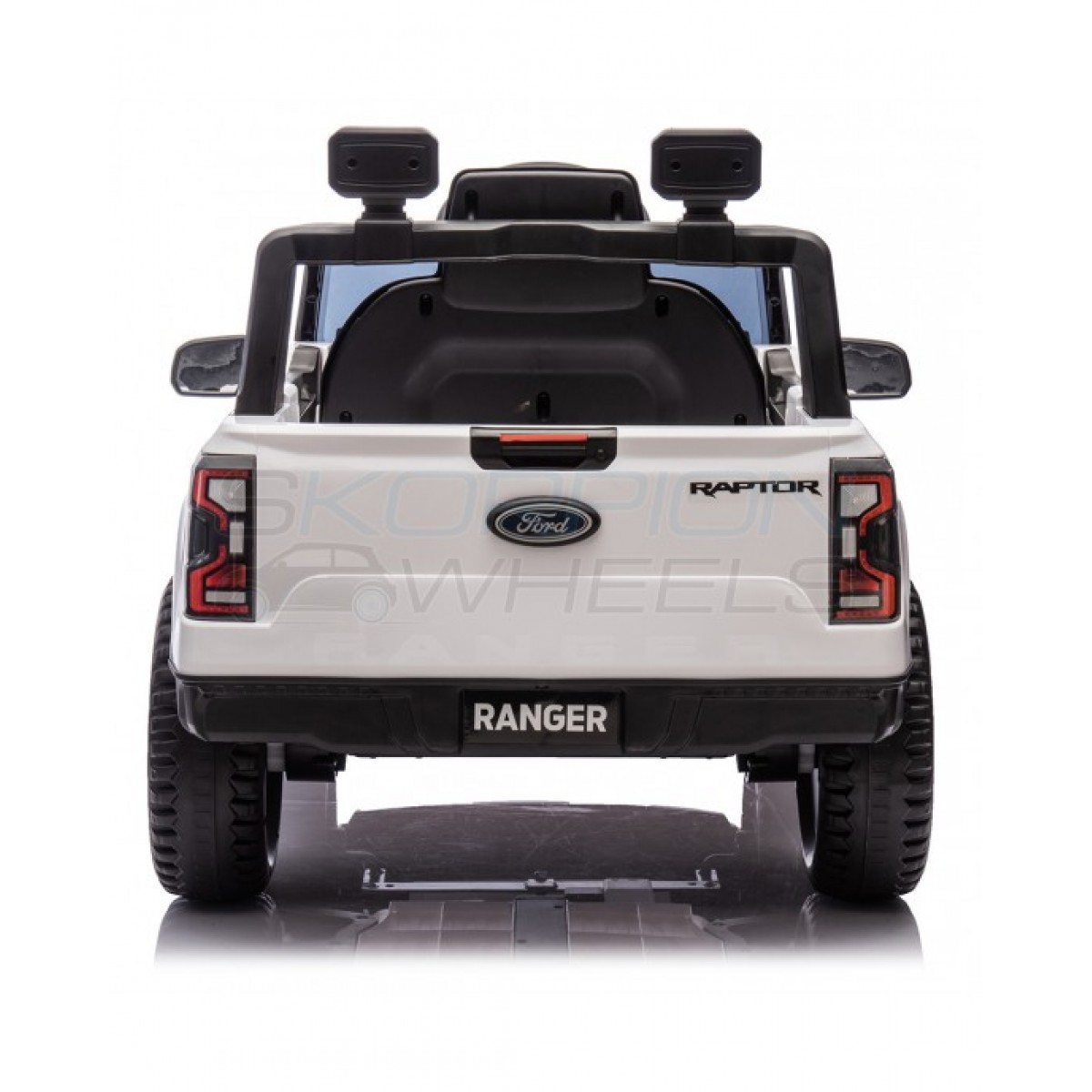 Ηλεκτροκίνητο Αυτοκίνητο Ford F150 Raptor Original License 12V - Λευκό|Skorpion Wheels
