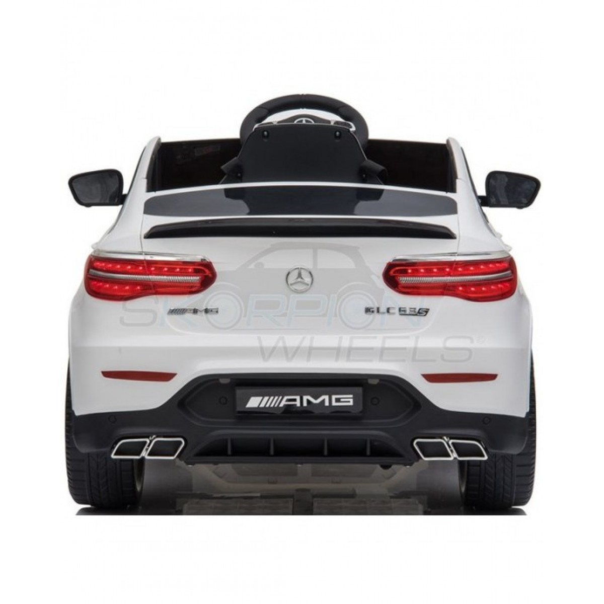Παιδικό Αυτοκίνητο Skorpion Mercedes Benz GLC 63S AMG Original 12V Λευκό
