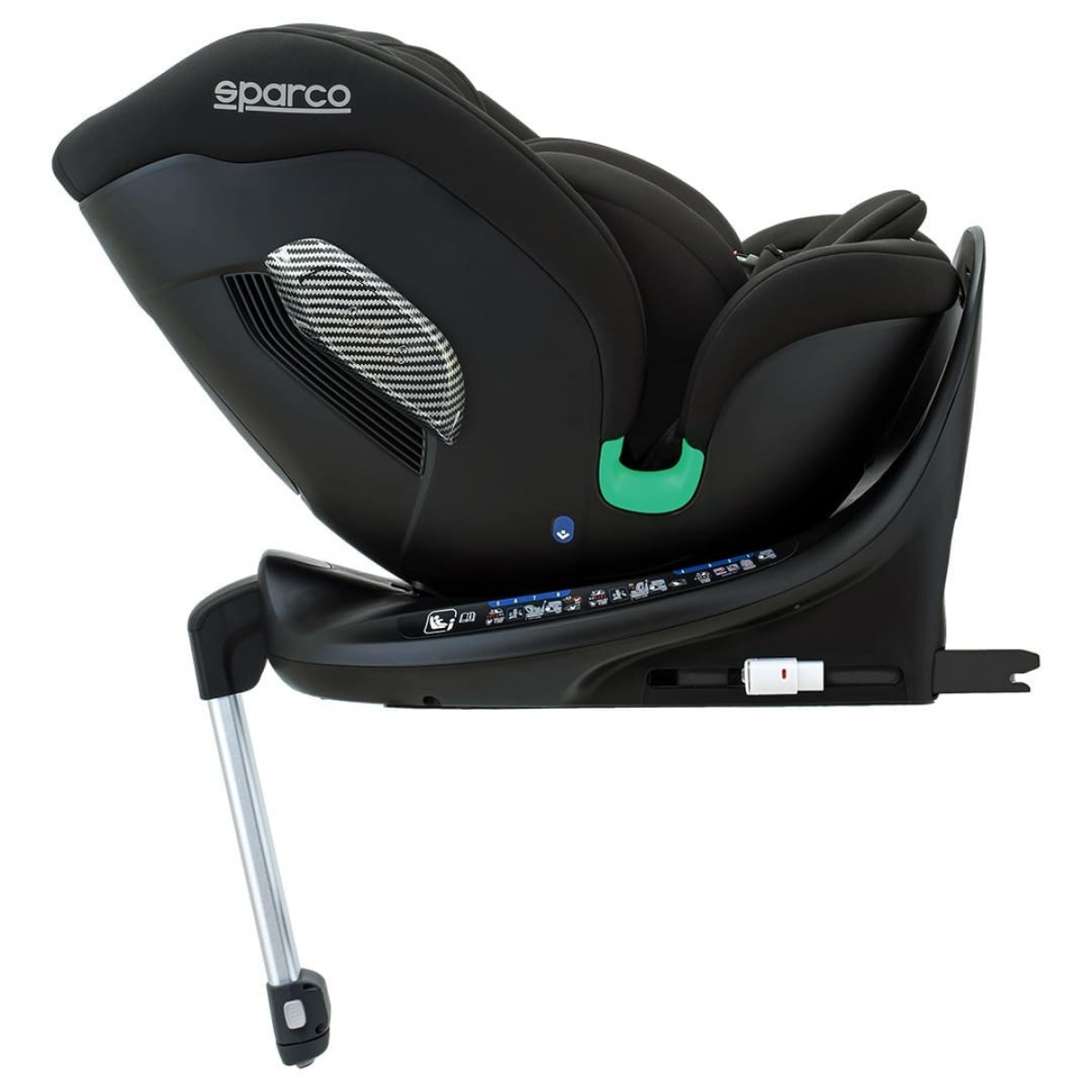 Kάθισμα αυτοκινήτου Sparco Rapid I-SIZE isofix Black 0-36 kg(40-150 cm)