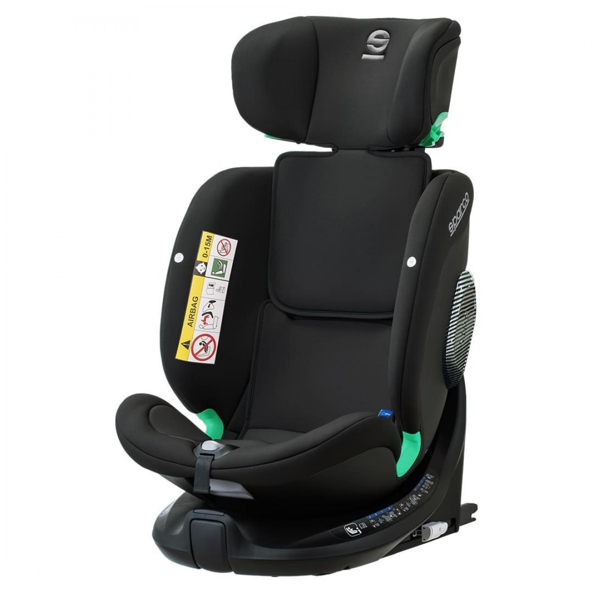 Kάθισμα αυτοκινήτου Sparco Rapid I-SIZE isofix Black 0-36 kg(40-150 cm)