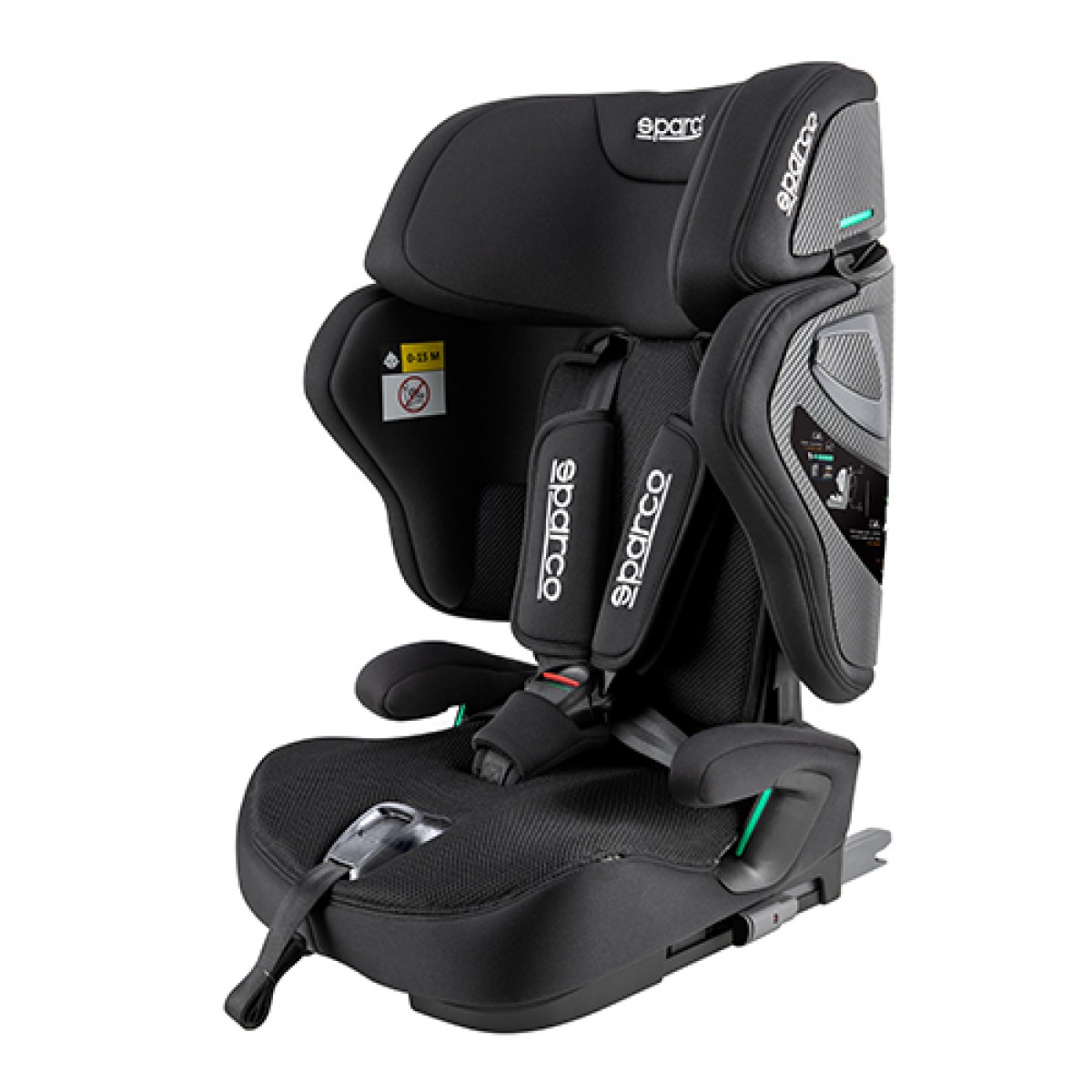 Sparco Κάθισμα Αυτοκινήτου SK8000I Isofix 76-150cm, Black