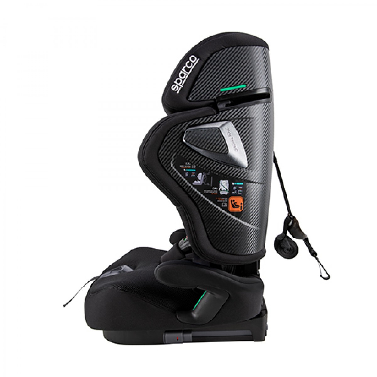 Sparco Κάθισμα Αυτοκινήτου SK8000I Isofix 76-150cm, Black