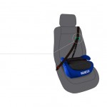 Κάθισμα Αυτοκινήτου Booster i-Size Isofix 22-36kg Sparco Black Κάθισμα Αυτοκινήτου Booster i-Size Isofix 22-36kg Sparco Black