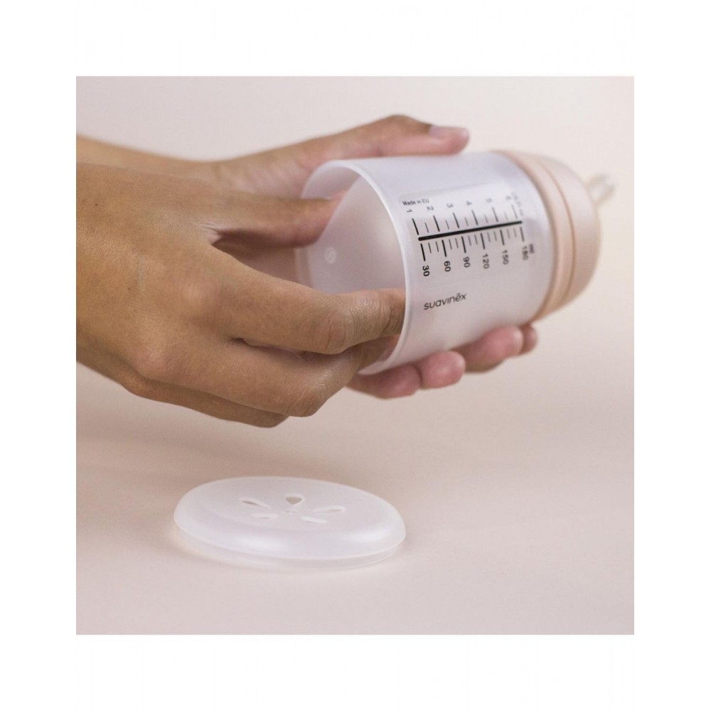 Μπιμπερό Anti Colic Zero 180ml +0μ Προσαρμοσμένη Ροή Suavinex