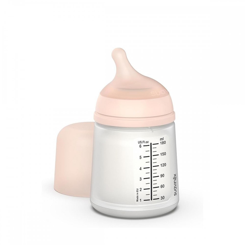 Μπιμπερό Anti Colic Zero 180ml +0μ Προσαρμοσμένη Ροή Suavinex