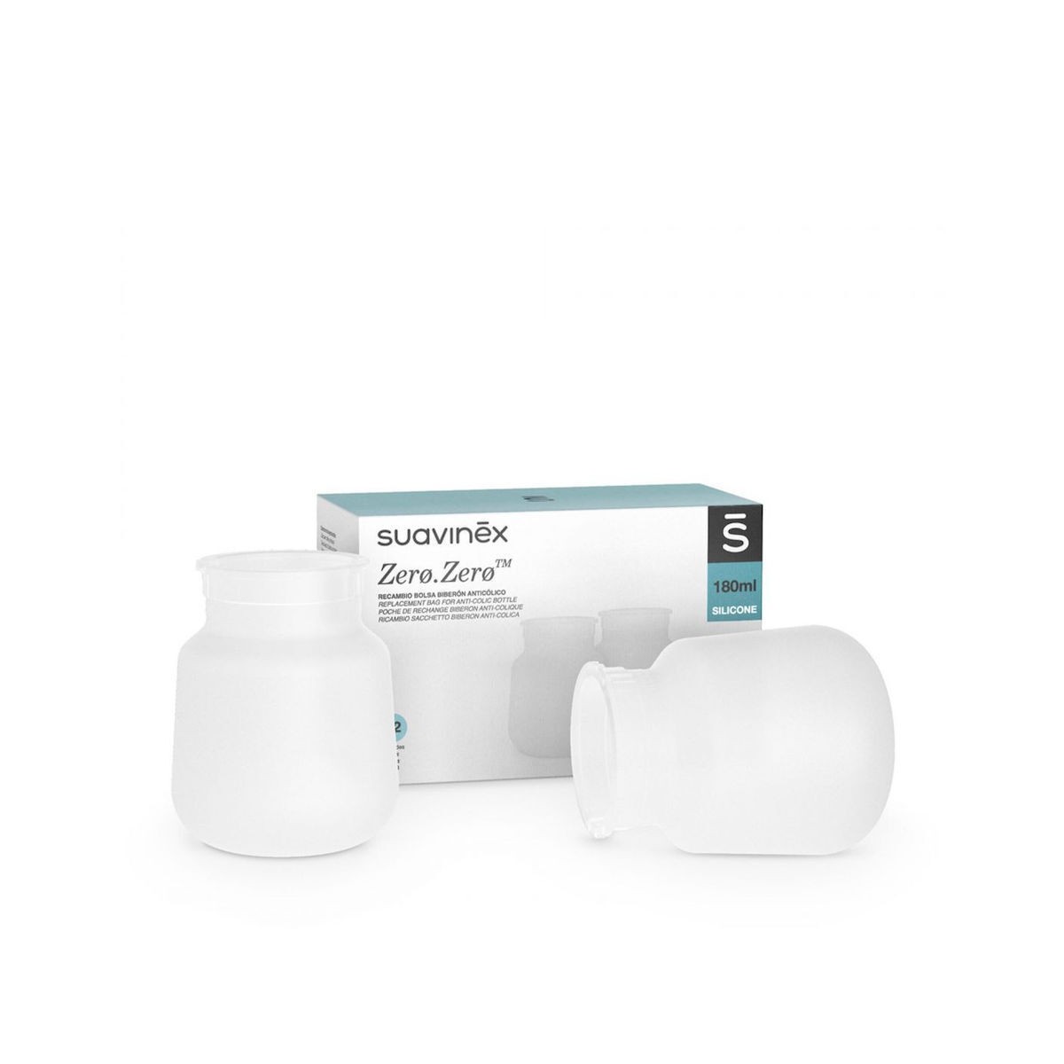 Σακουλάκια ανταλλακτικά για ANTI-COLIC μπιμπερό 180ml 2τεμ Suavinex