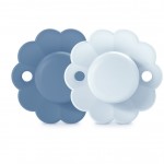 Πιπίλα Φυσιολογική SX PRO Σιλικόνης 0-6μ Wonder Lake/Blue 2τεμ Suavinex