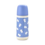 Μπιμπερό Φυσ/γική θηλή Σιλικόνης SX PRO 360ml +6μ  Πλαστικό Wild & Free Blue Suavinex