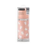 Μπιμπερό Φυσ/γική θηλή Σιλικόνης SX PRO 360ml +6μ  Πλαστικό Wild & Free Pink Suavinex