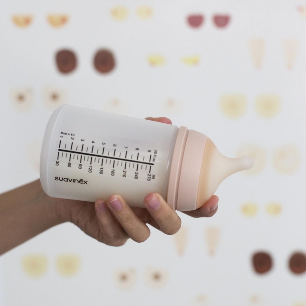 Μπιμπερό Anti Colic Zero 270ml +3μ Μεσαία Ροή Suavinex