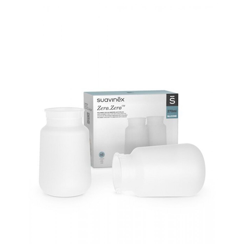 Σακουλάκια ανταλλακτικά για ANTI-COLIC μπιμπερό 270ml 2τεμ Suavinex