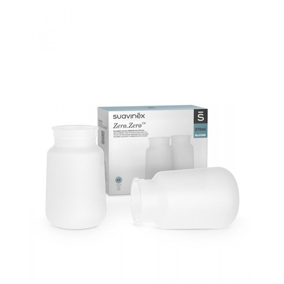 Σακουλάκια ανταλλακτικά για ANTI-COLIC μπιμπερό 270ml 2τεμ Suavinex