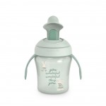 Ποτήρι Εκπαιδευτικό με λαβές 200ml +6μ WONDERLAND Green