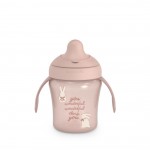 Ποτήρι Εκπαιδευτικό με λαβές 200ml +6μ WONDERLAND Pink