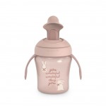 Ποτήρι Εκπαιδευτικό με λαβές 200ml +6μ WONDERLAND Pink