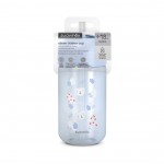 Παγούρι με καλαμάκι Σιλικόνης 340ml +18μ WILD & FREE Blue