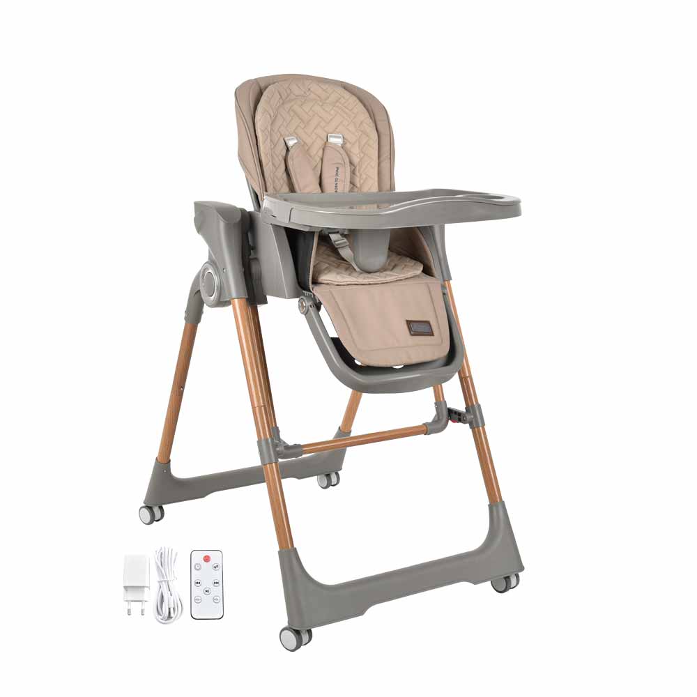 Καρέκλα Φαγητού & Κούνια 2σε1 ηλεκτρικό Serenna Natural Beige Bebe Stars