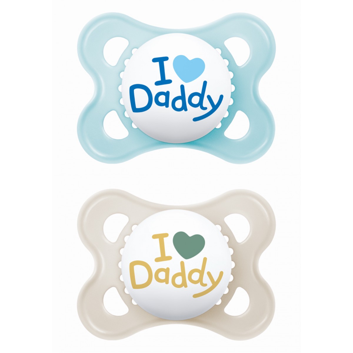 Πιπίλα Ι Love Mummy & Daddy Σιλικόνης 2-6 μηνών - Γαλάζιο Πιπίλα Ι Love Mummy & Daddy Σιλικόνης 2-6 μηνών - Γαλάζιο