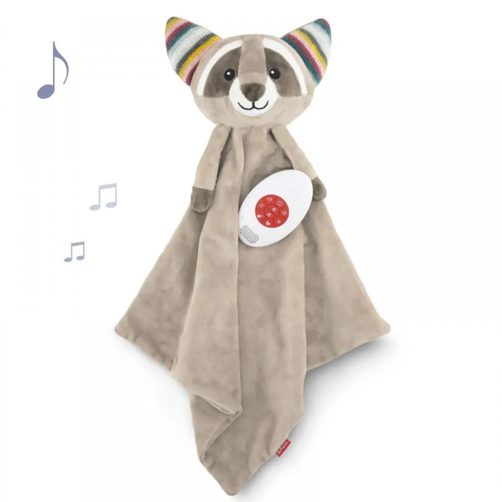 Πανάκι Παρηγοριάς με λευκούς ήχους ZAZU Robin Racoon Πανάκι Παρηγοριάς με λευκούς ήχους ZAZU Robin Racoon