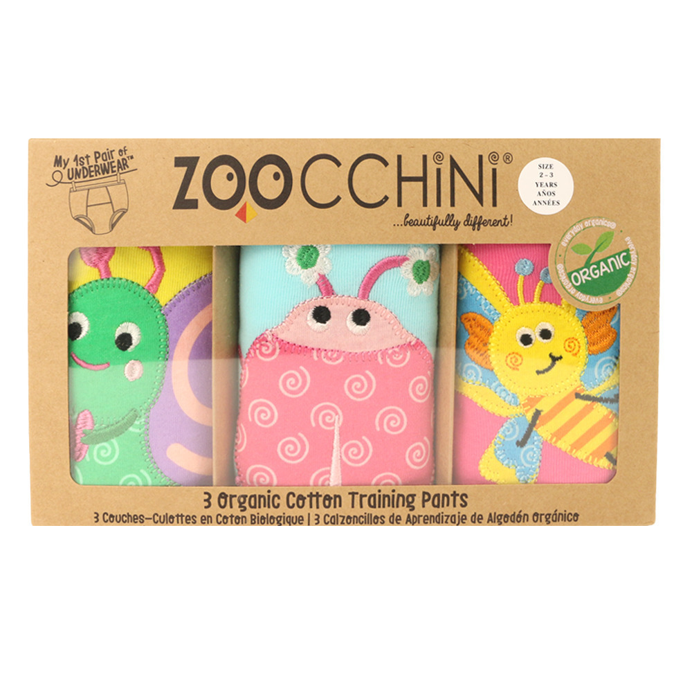 Zoocchini Εκπαιδευτικά Βρακάκια από Οργανικό Βαμβάκι Creatures 3τμχ.